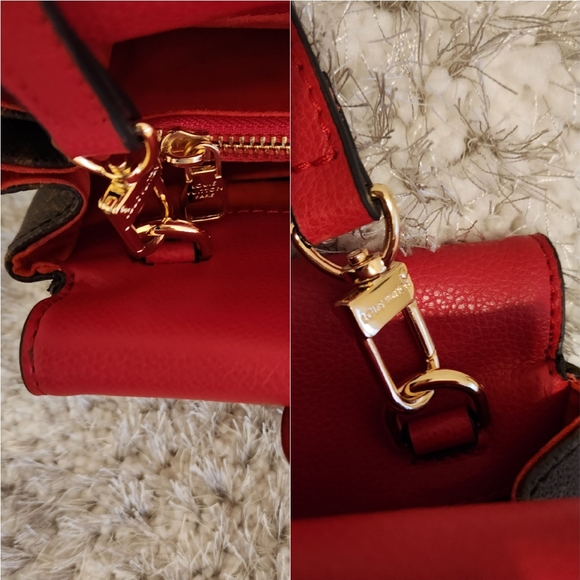 AUTHENTIC LOUIS VUITTON Venus Cerise Monogram Handbag Satchel - Picture 16 of 16